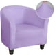 thumbnail image 1 of Nvzi Funda para sillón de club, funda para sillón, funda elástica para sillón, funda protectora para sofá, funda protectora para muebles para sala de estar de 25,59 a 35,43 pulgadas (morado), 1 of 3