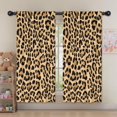 thumbnail image 5 of Blackout Kids Curtains,Beige and Black Of Leopard Print Childrens Insulated Curtains Set Of 2,Bedroom Essentials,Toddler Room Decor 52"x63", 5 of 5