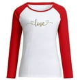 thumbnail image 3 of Xihbxyly Valentines Day Sweatshirt for Women, Women's Valentines Day Long Sleeve Tops Love Heart Print Casual Shirts Tops Blouse, 3 of 3