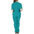thumbnail image 4 of Garbnen Scrubs for Women Set Stretch V-Neck Women Scrubs Top & Jogger Pants Nurse Uniform with Pockets, 4 of 4