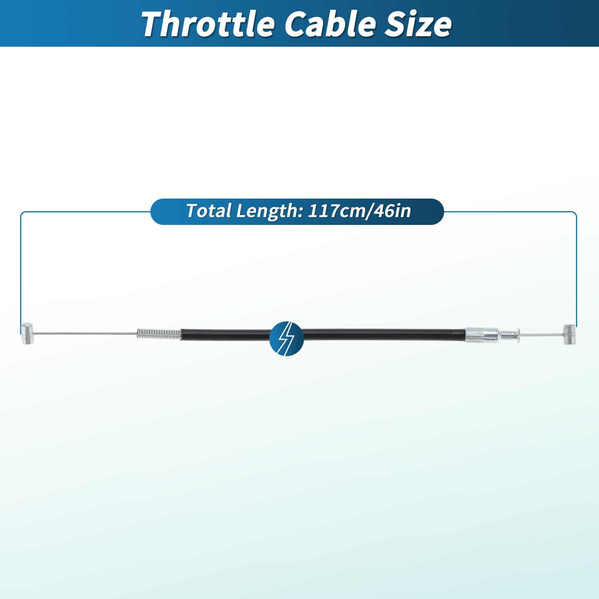 Unique Bargains Throttle Cable for Honda HRR216 HRR216K10 VYAA Lawn Mower