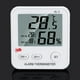 thumbnail image 2 of Termómetro De Digital Termómetro Para Exteriores Interior Sensor Inalámbrico Monitor De Temperatura Con Sonora Para La Cocina Del Refrig Zulema Termómetro digital de alarma, 2 of 8