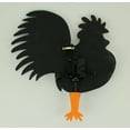 thumbnail image 3 of Allen Designs P1995 Swinging Pendulum Rooster Design Clock Rise N Shine 12 inches x 13.5 inches, 3 of 3