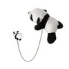 Panda Chain Brooch Alloy Detachable Durable Badge Hanging Buckle for Tuxedo Hat Scarf