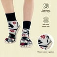 thumbnail image 5 of LazyOne Knitted Slippers, Cozy Slipper Socks for Winter, Unisex (Reindeer Fair Isle, L/XL), 5 of 7