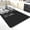 Black, variant on Dish Drying Mat for Kitchen Counter,Drying Mat for Dish Rack,Absorbent Hide Stain Rubber Mat,Coffee Mat, Kitchen Counter Mat