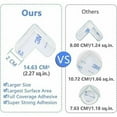 thumbnail image 2 of Desk Corner Protector, 12Pcs Clear Desk Corner Protector, Larger Size and Stronger Grip, Soft, 2 of 5