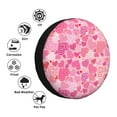 thumbnail image 4 of Pofeuu Love Print Spare Tire Wheel Cover for Car Truck SUV Camper Universal Fit Spare Tire Cover RV Spare Tire Covers-16 inch, 4 of 6