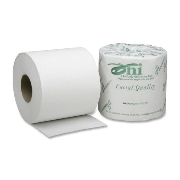Skilcraft NSN5547678 Facial Quality Toilet Tissue Paper - White