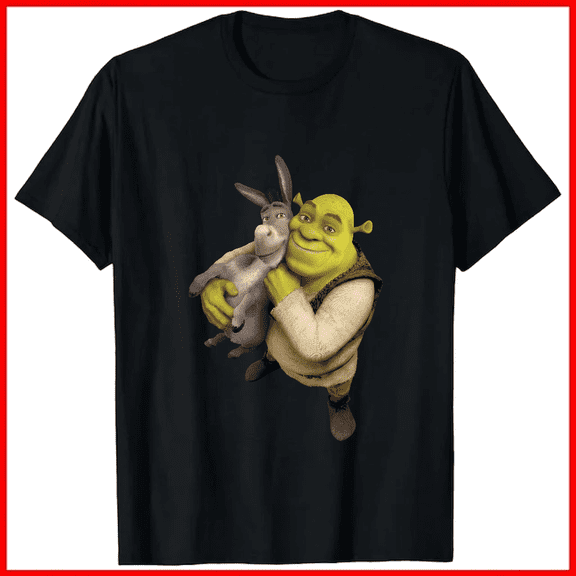 Shrek And Donkey Best Friends Dreamworks Movie Animation Fan Unisex T-shirt V18523, up to size 5XL