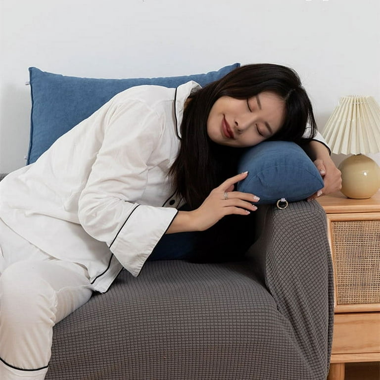 Sofa Back Wedge Cushion Lumbar Support Pillow Brace Neck –