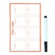 thumbnail image 5 of BRIGHTFUFU Pizarra blanca autoadhesiva con calendario semanal de borrado en seco para el hogar, 5 of 8