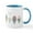 White/Blue Inside, variant on CafePress - Easter Bunny Eggs Mugs - 11 oz Ceramic Mug - Novelty Coffee Tea Cup