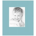 thumbnail image 2 of ArtToFrames 8x9" French Blue Custom Mat for Picture Frame with Opening for 4x5" Photos. Mat Only, Frame Not Included (MAT-158), 2 of 5