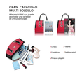 thumbnail image 3 of Bolsos Lab.G De Mujer Bolsos Bandolera Bolsos De Hombro Color Rojo, 3 of 5
