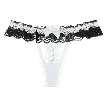 Yuhangmm Women s Panties Women s Low Waist Mesh Briefs Solid Color Crotch Underwear Panties Briefs for Women