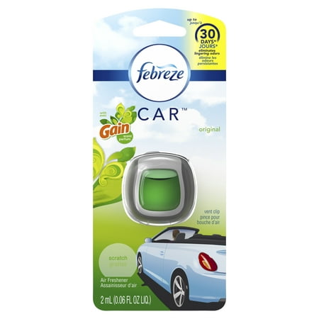 Febreze Car Air Freshener Vent Clip with Gain Scent, Original, 1