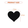 thumbnail image 2 of 12 Pairs Nipple Covers Heart Shape Disposable Pasties Self-Adhesive Breast for Woman - 7.7*6.7CM - style3, 2 of 5