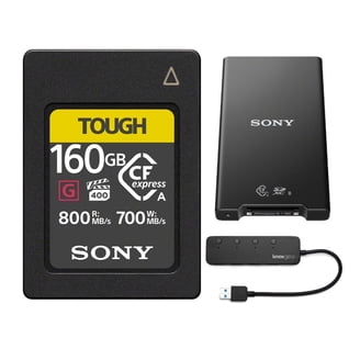 Sony TOUGH 160GB CFexpress Type-A Memory Card, 2-Pack, Bundle with
