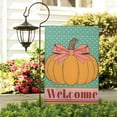 thumbnail image 3 of Rustic Fall Farm Pumpkins Harvest Garden Flag Double Sided Outdoor Flag for Garden Lawn Birthday Autumn Thanksgiving Christmas 12.5x18inch, 3 of 4