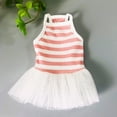 thumbnail image 3 of Cotton Pet Dress - 1 Piece | Lovely Stripe Pattern & Exquisite Edging | Thin Skirt for Daily Wear, 3 of 8