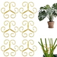 thumbnail image 1 of Gold Plant Support Climbing Frame For Orchids Plants Potted Small, 1 of 8
