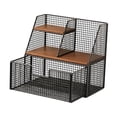 thumbnail image 5 of QSTDGVPW Tea Bag Organizer with Compartment Tea Bag Station for Kitchen Office Pantry black S, 5 of 7