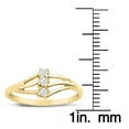 thumbnail image 5 of SuperJeweler Three Diamond Spray Promise Ring In Yellow Gold For Women, 5 of 6
