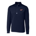 thumbnail image 2 of Men's Cutter & Buck  Navy Dayton Flyers Vault DryTec Traverse Stretch Quarter-Zip Pullover, 2 of 3