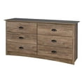thumbnail image 2 of Home Square 2-Piece Set with King Platform Storage Bed and 6-Drawer Dresser, 2 of 12