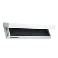 thumbnail image 4 of Estante flotante de pared con compartimentos y estantes ocultos. Blanco, 4 of 9