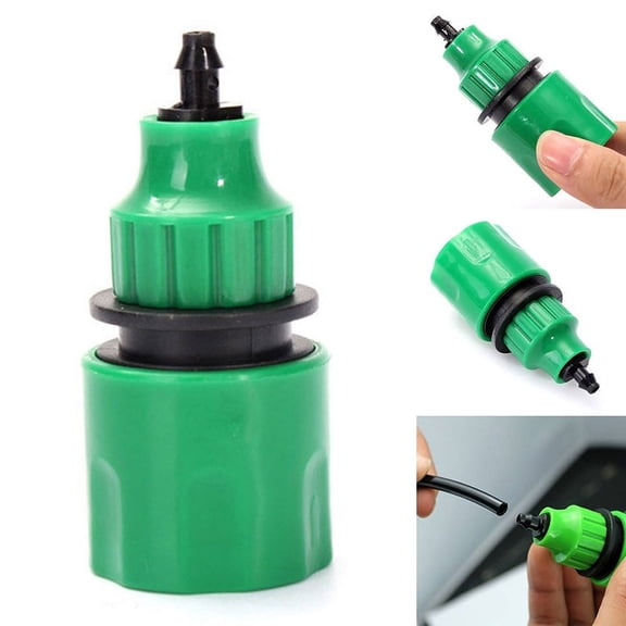 5PCS Plastic Garden Water Hose Quick Connector Micro Irrigation Conn Adapter UK