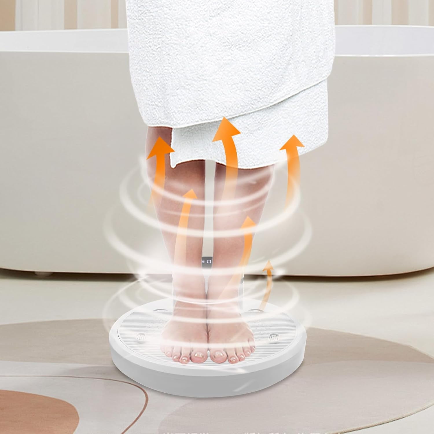 Body Dryer Negative Ions Body Heater Blow Dryer with 4 Wind Speeds and LED Body Care Dryer for Bathroom Swimming Pool