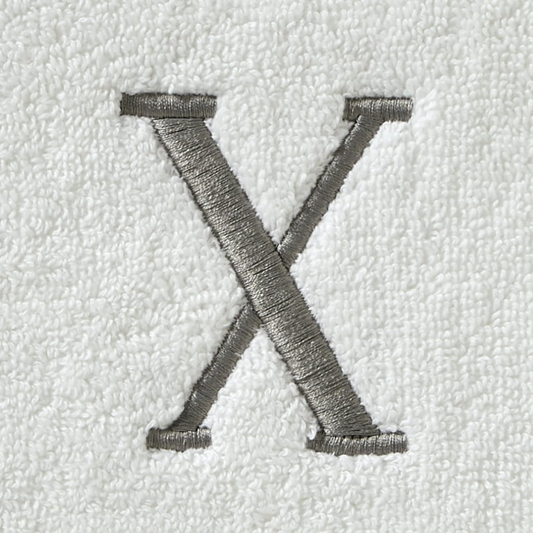 2pc Casual Monogram 'X' Hand Towels - SKL Home