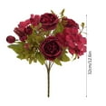 thumbnail image 3 of kkbbma under $5 Premium Silk Flowers Bouquet, Artificial Floral Arrangements, Fake Flower for Wedding Bridal Bouquets, Home Decorations, Baby Shower, Table Centerpieces, 3 of 9
