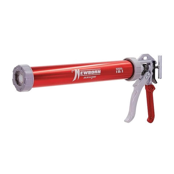 Newborn DuraCore Bulk/Sausage/Cartridge Caulk Gun 620AL-Red