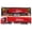 Red, variant on Suodoka 1:48 Alloy Container Truck Model Toy Highly Simulation Children Car Toys Vehicle, Pull Back Action Doors Open, Red 14.57 inches / 37 cm