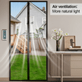 thumbnail image 4 of Dowellia Magnetic Screen Door, Strong Magnet Strength, Auto-Close, Hands Free Mesh Partition, Bug Proof, Black, 35.43" x 82.68", 4 of 8