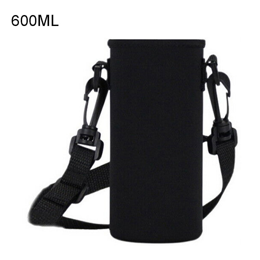 1x Neoprene Water Bottle Carrier Insulated Cup Cover Bag Holder Pouch wi HOYYJ 