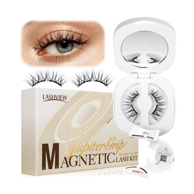 Pestañas magnéticas LASHVIEW Natural Look reutilizables CT27