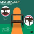 thumbnail image 3 of Mesa Lateral de Noche Mubson Vesta Color negro 50x50 cm, 3 of 5
