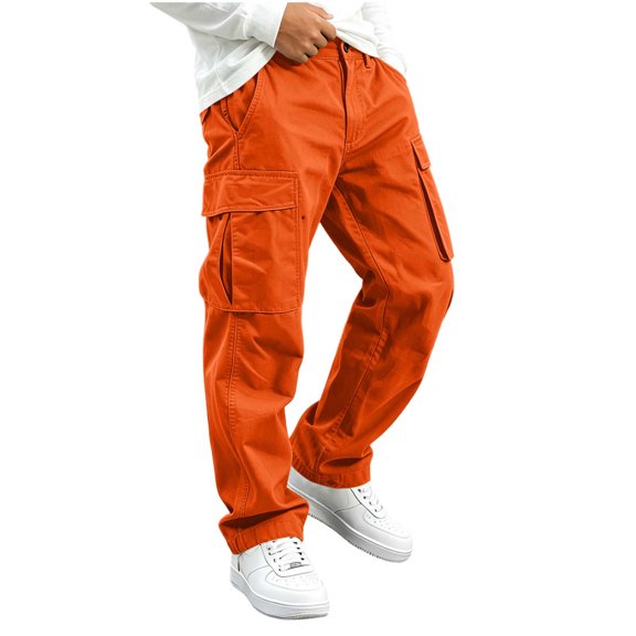 Maean Boys Cargo Pants with Pockets Casual Loose Straight Leg Pant Big Boy Fashion Clothes 5-15 Years