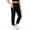Black (Straight), variant on Stretch Active Pants for Women Over 50, Comfy Fit Quick Drying Lightweight Ice Silk Casual Pants