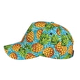 thumbnail image 2 of Lsque Pineapple Baseball Cap Trucker Low Profile Hat Golf Dad Hat Adjustable Original Classic Unconstructed Plain Cap Men Women, 2 of 9