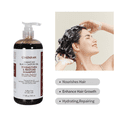 thumbnail image 4 of Olazarah Jamaican Black Castor Oil Shampoo with Shea Butter, Peppermint, Apple Cider Vinegar (2 Pack), 4 of 7