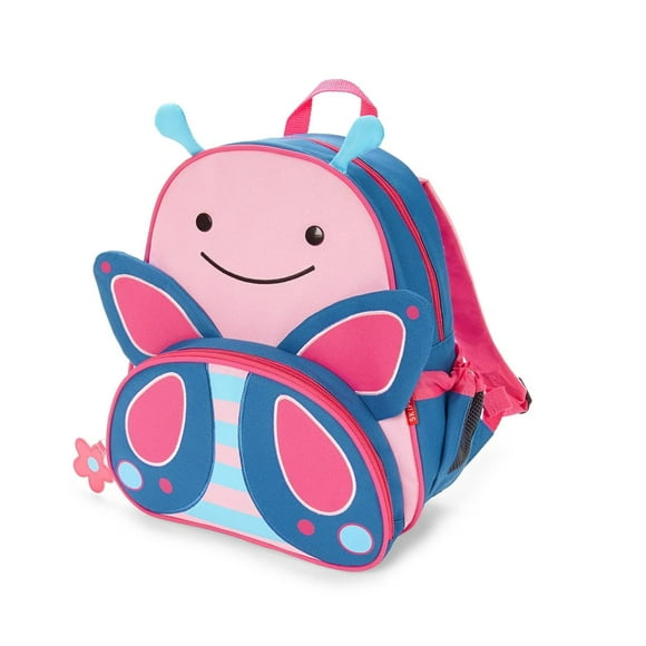Mochila para niños pequeños Skip Hop, zoológico preescolar de 3 a 4 años, mariposa