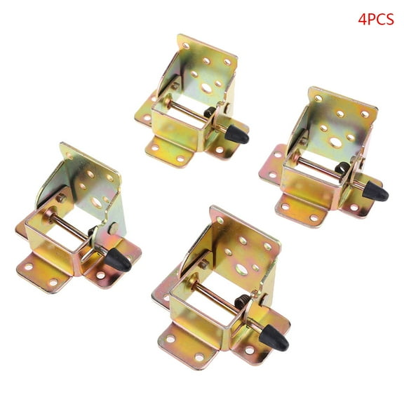 4 Pieces Locking Folding Hinge Folding Table Support Bracket Self-locking Hinge