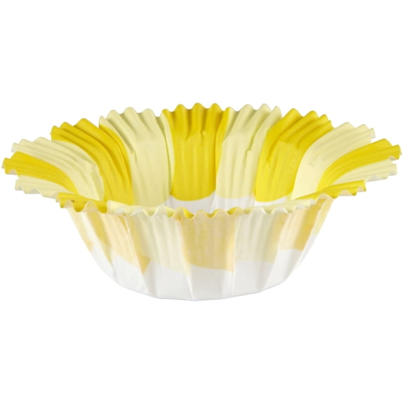 Wilton Yellow Blossom Baking Cups, 12-Count