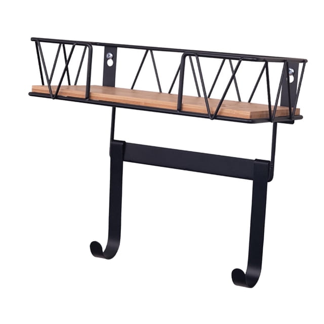 Soporte de hierro BLESIY para tabla de planchar con ganchos extraíbles montaje en pared