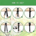 thumbnail image 2 of Hammock Hanging Straps Hammock Strap With Heilwiy Two Hooks, 2x150cm Swing Strap, 2 of 5